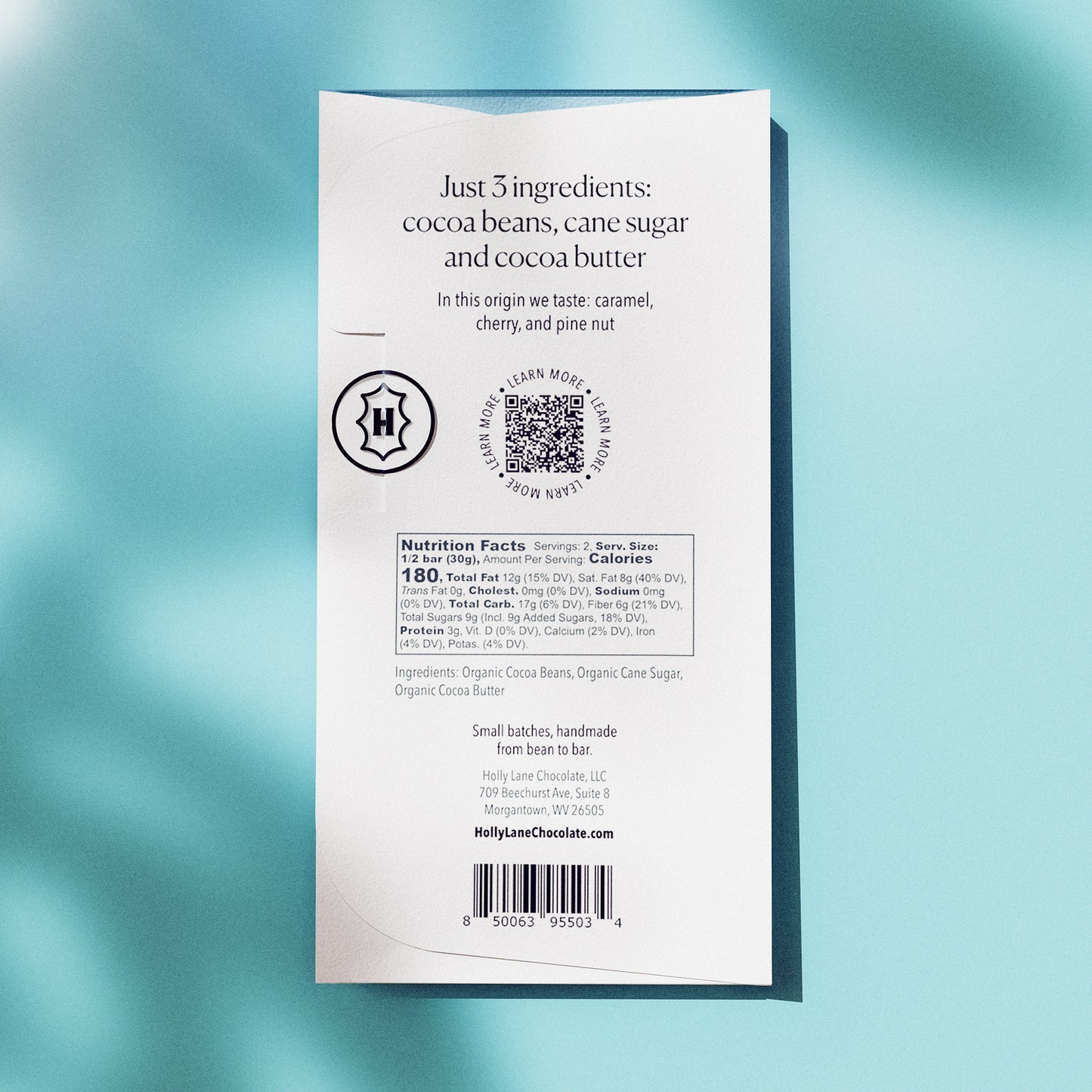 Zorzal Estate 70 Percent Dark Chocolate Bar