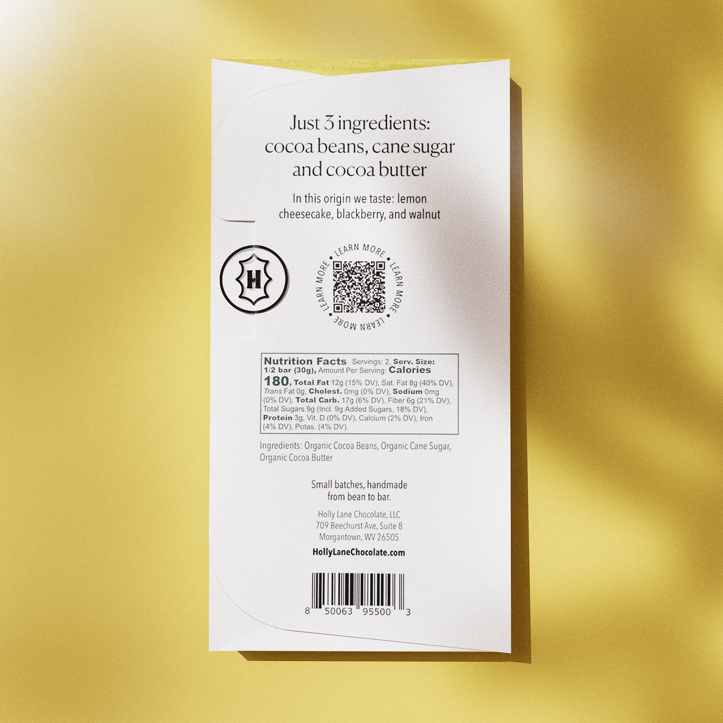 Kokoa Kamili 70 Percent Dark Chocolate Bar