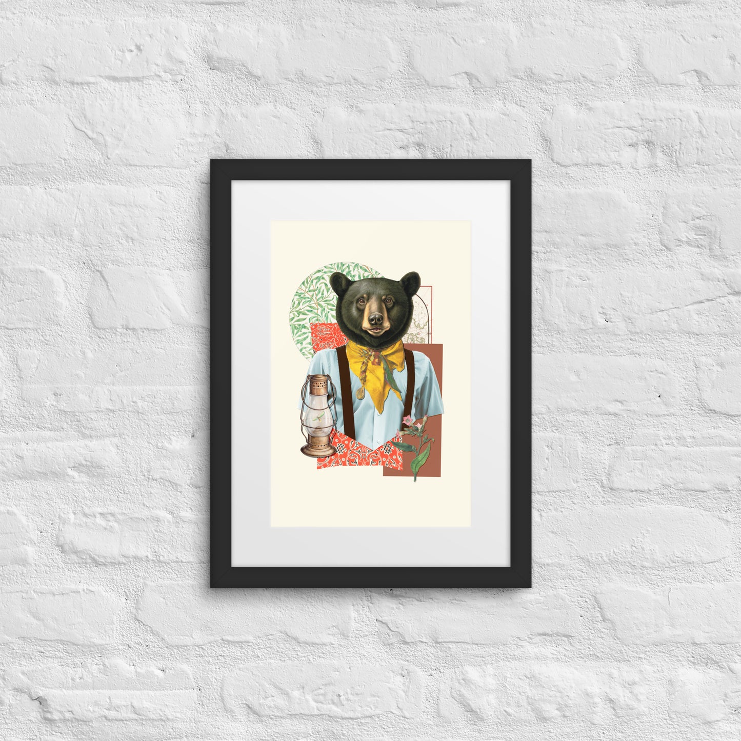 Camino Verde framed print