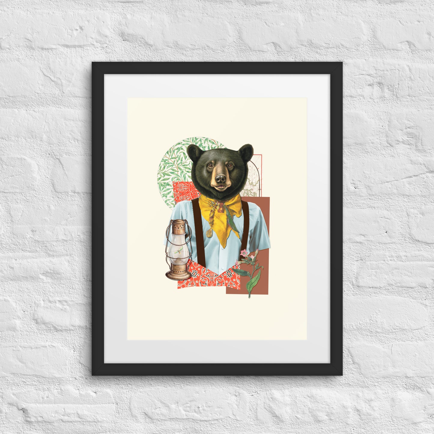 Camino Verde framed print