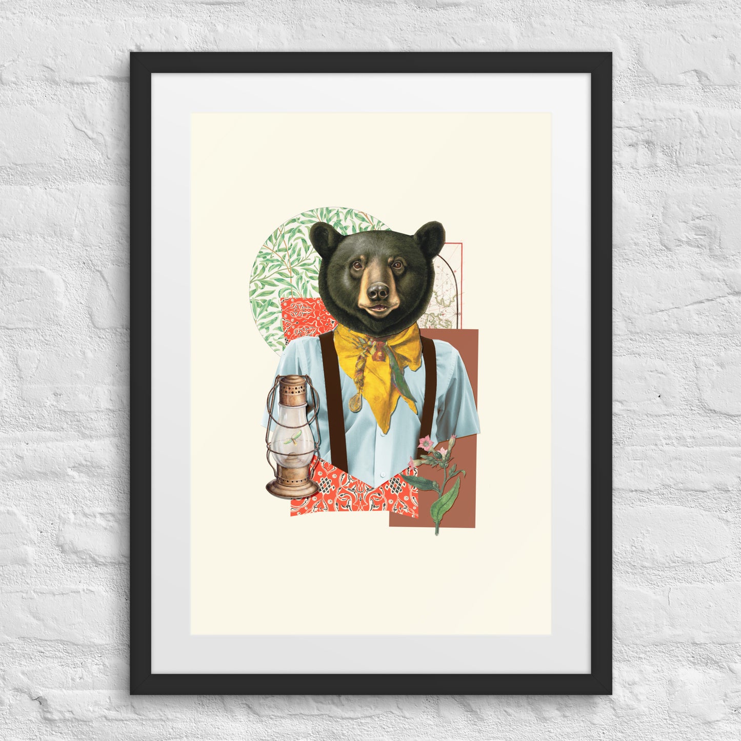 Camino Verde framed print