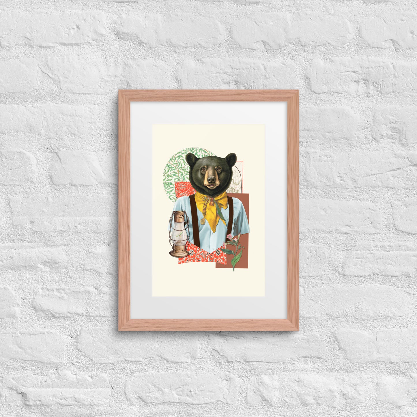 Camino Verde framed print