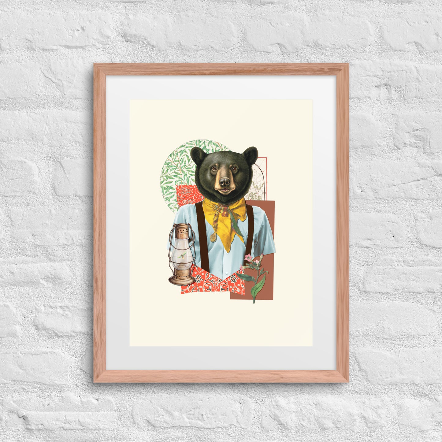 Camino Verde framed print