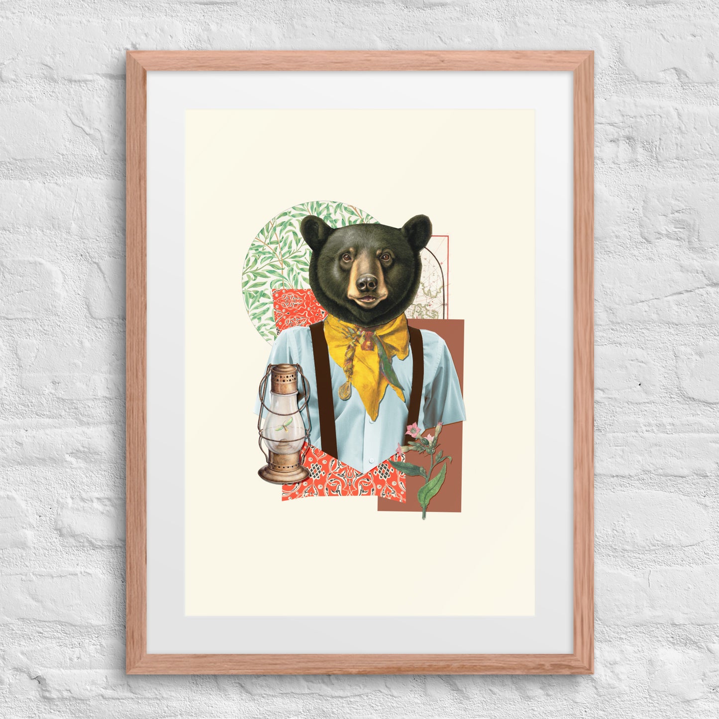 Camino Verde framed print