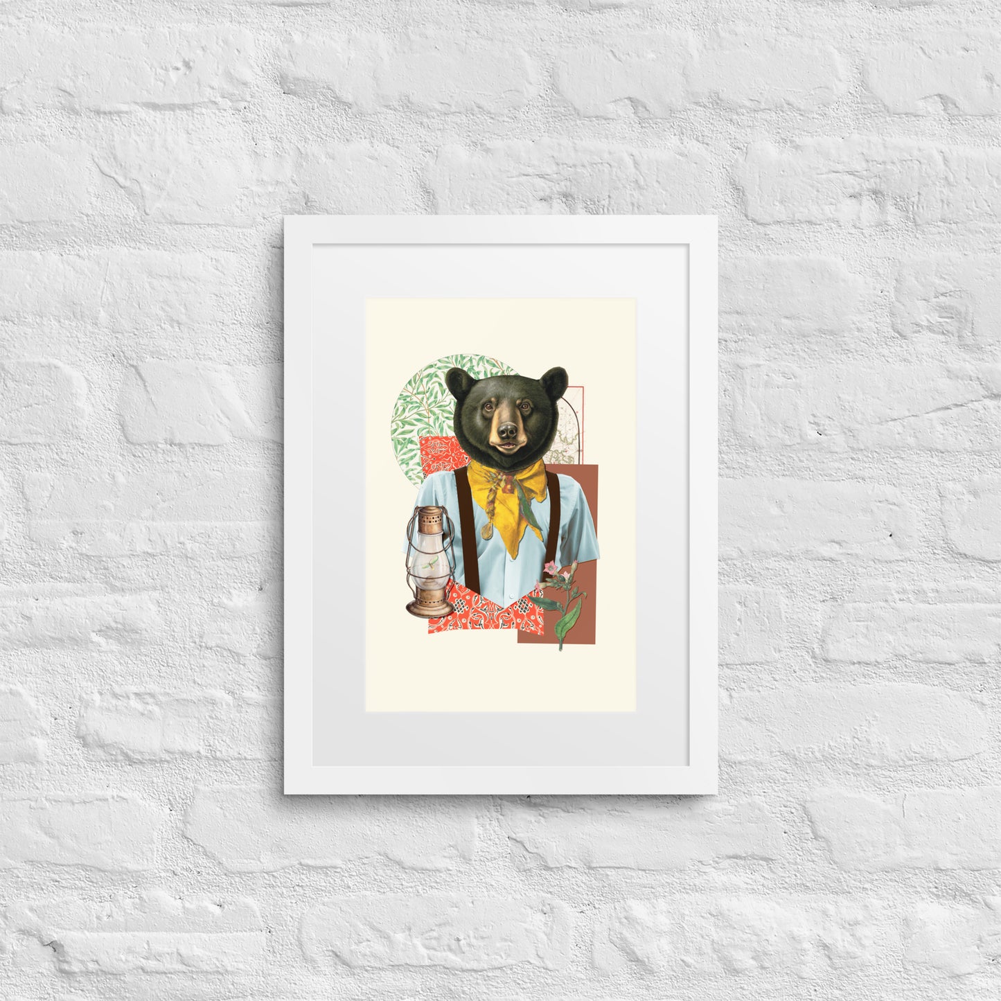 Camino Verde framed print