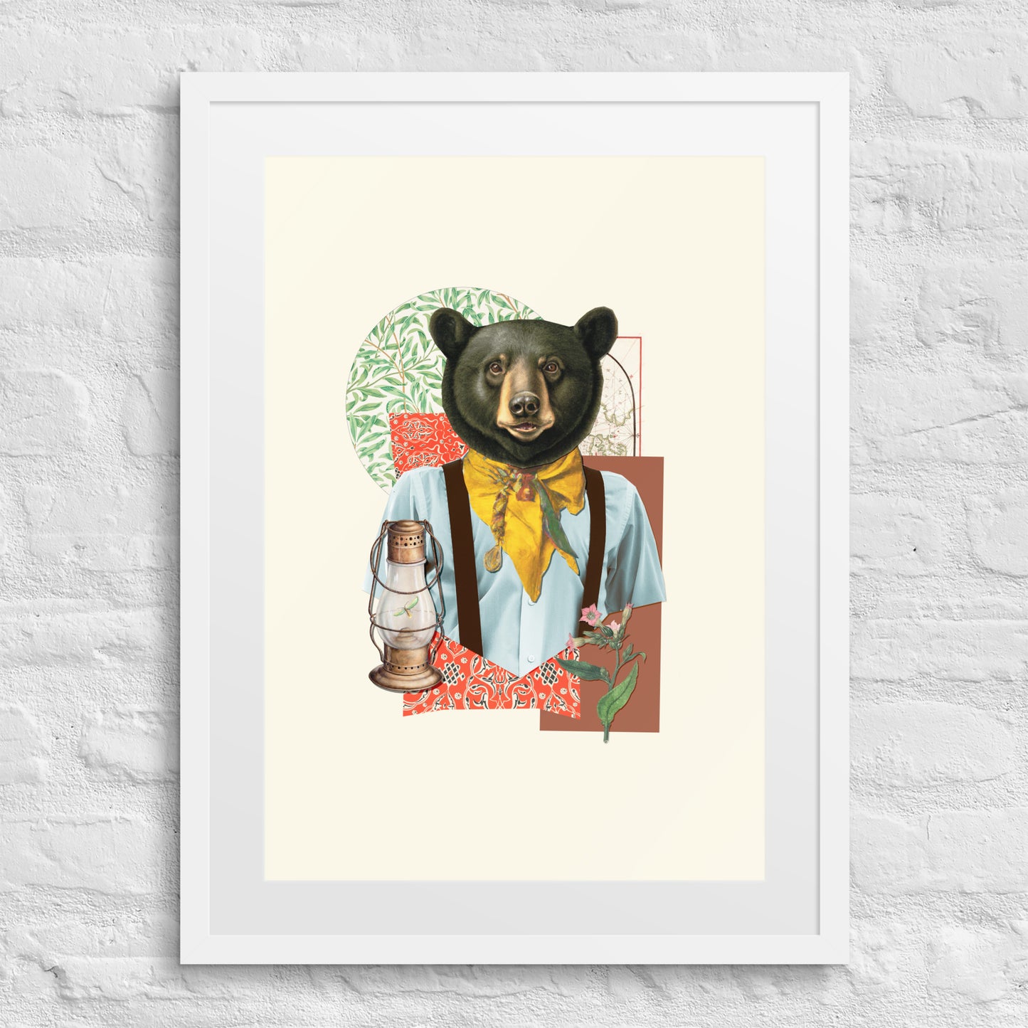 Camino Verde framed print